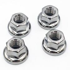Hub Track Axle Nut Set - Chrome Swivel Nuts In Campagnolo Threadsset Of 4 - Ol