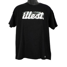 Illest Mens Essential Black T-shirt Size L Free Our Minds