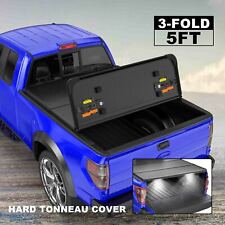 Hard Truck Tonneau Cover For 2019-up Ford Ranger 5ft Bed Tri-fold 14mm Thickness