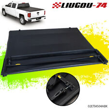 4-fold Tonneau Cover Fit For 07-13 Chevy Silverado Gmc Sierra 1500 5.8ft Bed Us