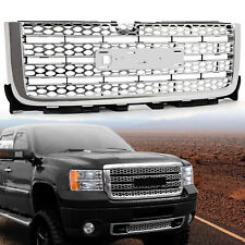 Front Upper Honeycomb Grille Chrome For Gmc Sierra 25003500 Hd 11-14 20966057