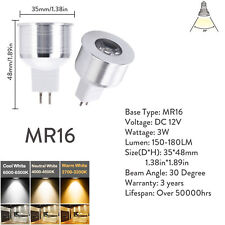 Mini Spot Light Bulb Lamp Replace Halogen Lamp 3w Led Gu10 Mr16 Gu5.3 110v 220v