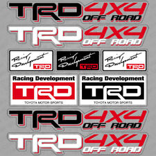 For Toyota Trd 4x4 Off Road Racing Development Sport Car Sticker 3d Decal Stripe