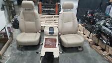 2007-2013 Chevrolet Tahoe Tan Leather Front Row Bucket Seats Wconsole Driver