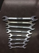 Snap-on Tools Large 8pc Sae Standard Open End Vo Wrench Set 12-1-12 Usa
