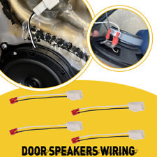 4pcs Door Speakers Wiring Harness Adapter Connector For Dodge Ram 1500 2500 3500