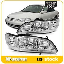 For 1998-2002 Honda Accord Reflector Headlights Headlamps Replacement Leftright