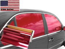 One Way Mirror Film Reflective Uv Window Color Tint Red 20 X 5 