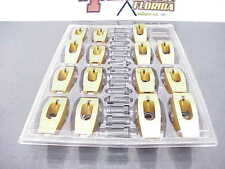 15 Crane Gold Roller Rocker Arms Bb Chevy 1.5 Ratio With 716 Poly Locks