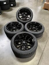 20 Flow Forged Gloss Black Wheels Wtires Fits Dodge Charger Challenger Magnum