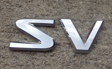 Nissan Sv Trunk Emblem Letters Badge Decal Versa Altima Maxima Oem Genuine Stock