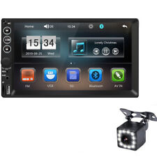 Double Din 7in Car Mp5 Player Stereo Radio Touch Screen Bluetooth Usb Aux Camera