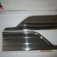 1951-52 Chevy Car Stainless Front Gravel Guards One Pair New.