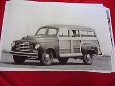 1949 Studebaker Cantrell Woody Station Wagon  Big 11 X 17 Photo  Picture