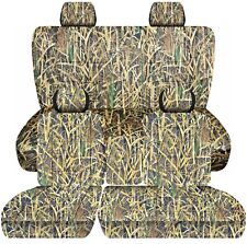 Truck Seat Covers Fits 95-98 Chevy Ck 1500 Front 6040 Wconsole And Solid Rear