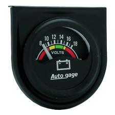 Autometer 2356 Auto Gage Air-core Voltmeter Gauge Wpanel 1-12