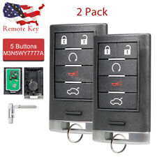 2 Replacement Remote Car Key Fob For 2008 2009 2010 2011 2012 2013 Cadillac Cts