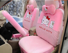 18pc Luxury Universal Hello Kitty Car Seat Covers Cushion Accessories Pink 050l