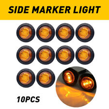 Marker Lights 34 Led Truck Trailer Round Clearance Side Light Amber Red