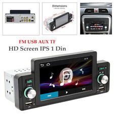 5 Hd Screen Ips 1 Din Car Stereo Radio Fm Usb Aux Tf Mp3 Mp5 Player Dash Parts