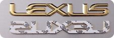 Lexus Gold Plated Script. Fits Most Lexus Emblem Rear Trunk Sizes 7.5 X 1 