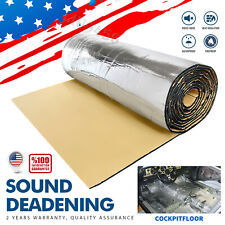 80x39 Sound Deadener Auto Insulation Automotive Heat Shield Self-adhesive New