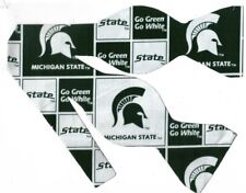 Spartans Bow Tie Blocks Michigan State Go Green College Self-tie Bow Tie