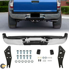 New Steel -complete Chrome Rear Step Bumper Assembly For 2005-2015 Tacoma Pickup