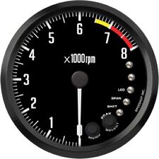 Speedhut 4-12 Tachometer 8k Rpm Shift-light Dash Mount - Jdm Datsun Z Design