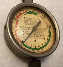 Vintage Snap On Vacuum Fuel Pump Pressure Gauge Mint Kenosha Wisconsin