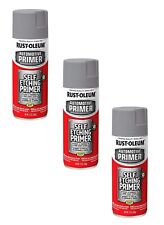 Rustoleum Self Etching Primer 3 - Spray Cans 12 Oz Formula Stops Rust Aerosol.
