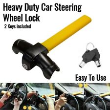Heavy Duty Universal Auto Anti Theft Car Security Rotary Steering Wheel Lock Usa