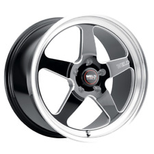 Blem Wheel - Weld Racing Ventura Drag S155 17x10 5x114.3 Et25 Gloss Black Milled