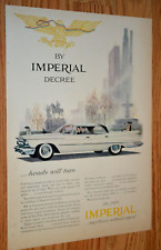 1959 Chrysler Imperial Original Vintage Advertisement Print Ad-59