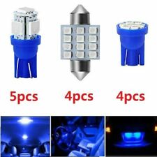 13pcs Led Lights Interior Package Kit Ice Blue Dome Map License Plate Lamp Bulbs