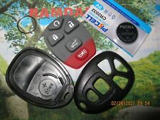 1 Used Oem Gm 25839476 Remote Key Fob Case New Pad Battery 22951509 15913415