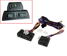Universal Electric Power Window Switch Kit For 2 Door Conversion 3 Switch Wire