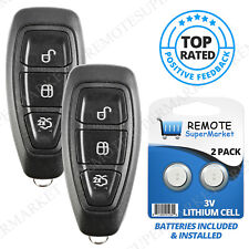 2 Replacement For Ford 2011-2017 Fiesta Remote Car Key Fob Keyless Entry