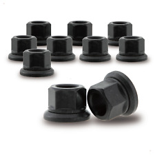 10 Pcs Flanged Wheel Nuts M22x1.5 33mm For Unimount Hub Piloted Semi Truck