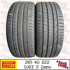 265 40 R 22 X2 Pirelli 106y Part Worn Used Tyres 26540r22x2 4.7-5.8mm
