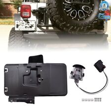 Rear License Plate Mounting Holder Bracket Light Fit For 07-17 Jeep Wrangler Jk