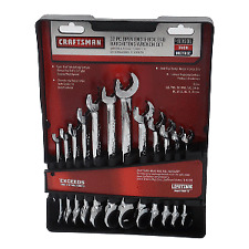 Craftsman 99901 12-piece Open End Box End Ratcheting Wrench Set