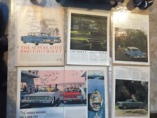 1960 Chevrolet Impala Convertible Belair Sdn Htporiginalad Print Lot Of 5 Ii