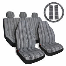 10pc Baja Universal Seat Covers Full Set With Steering Wheel Cover