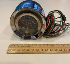 Dixco 1960s Vintage 8000 Blue Line Rpm Gauge Tachometer. Adjustable Red Line