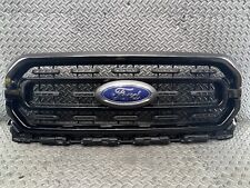 2021 - 2023 Ford F150 F-150 Xlt Custom Painted Black Grille Grill Emblem