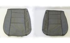 2002 To 2007 Ford F350 Lariat Driver Passenger Bottom Leather Seat Covers Gray