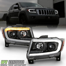 2011-2013 Jeep Grand Cherokee Switchback Led Drl Sequential Projector Headlights