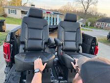 2020 Chevy Tahoe Captain Seats Black Leather Folding Down