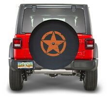 Us Made Sparecover 35-in Orange Freedom Star Tire Cover Camera Ready